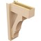 Ekena Millwork 6-in W x 14-in D x 22-in H Balboa Block Rough Cedar Woodgrain TimberThane Outlooker, Primed Tan OUTUR060X14X22BOA44RCPR - alternate 2